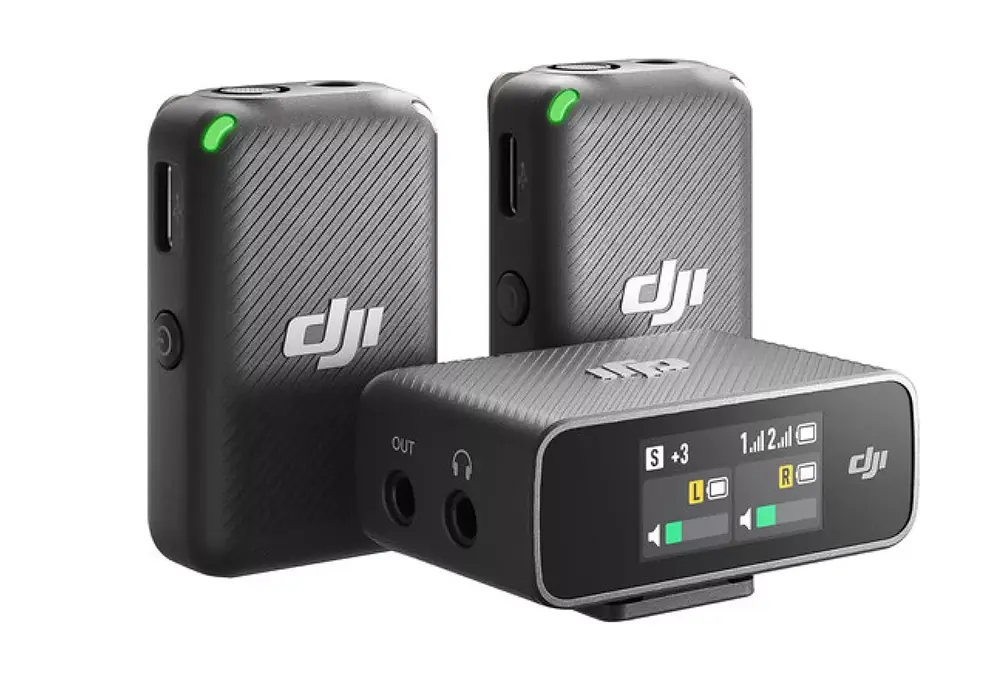 DJI Mic 2 Kablosuz Mikrofon Seti (2 Kişilik)